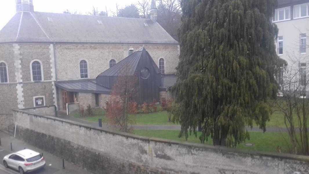 Blick aus Monteurwohnung Moresnet Chapelle
